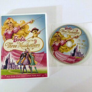 Barbie and the Three Musketeers DVD 2009 Mattel English French Spanish Animation